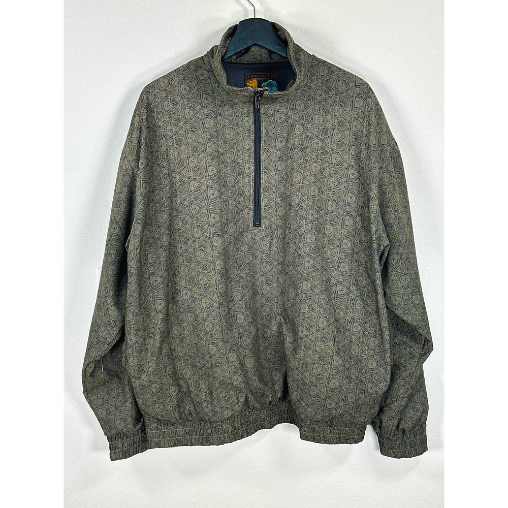 Forrester's Gore-Tex Green High Neck Pullover Jacket Mens Streetwear Gorpcore XL
